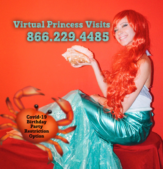 Virtual Princess Party, FaceTime with a Princess